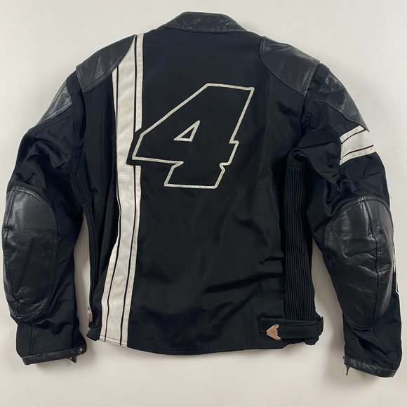Power Trip Chris Carr Armored Motorcycle Jacket Men's Small Black - Picture 3 of 16